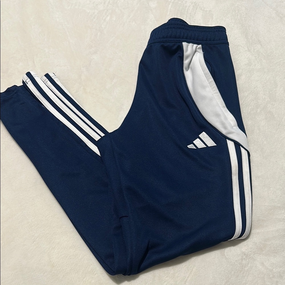 Adidas mens navy Blue Track Pants